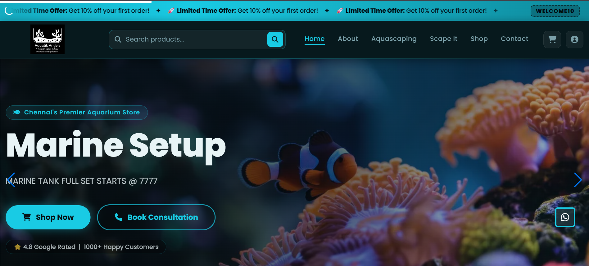 Aquatik Angels homepage